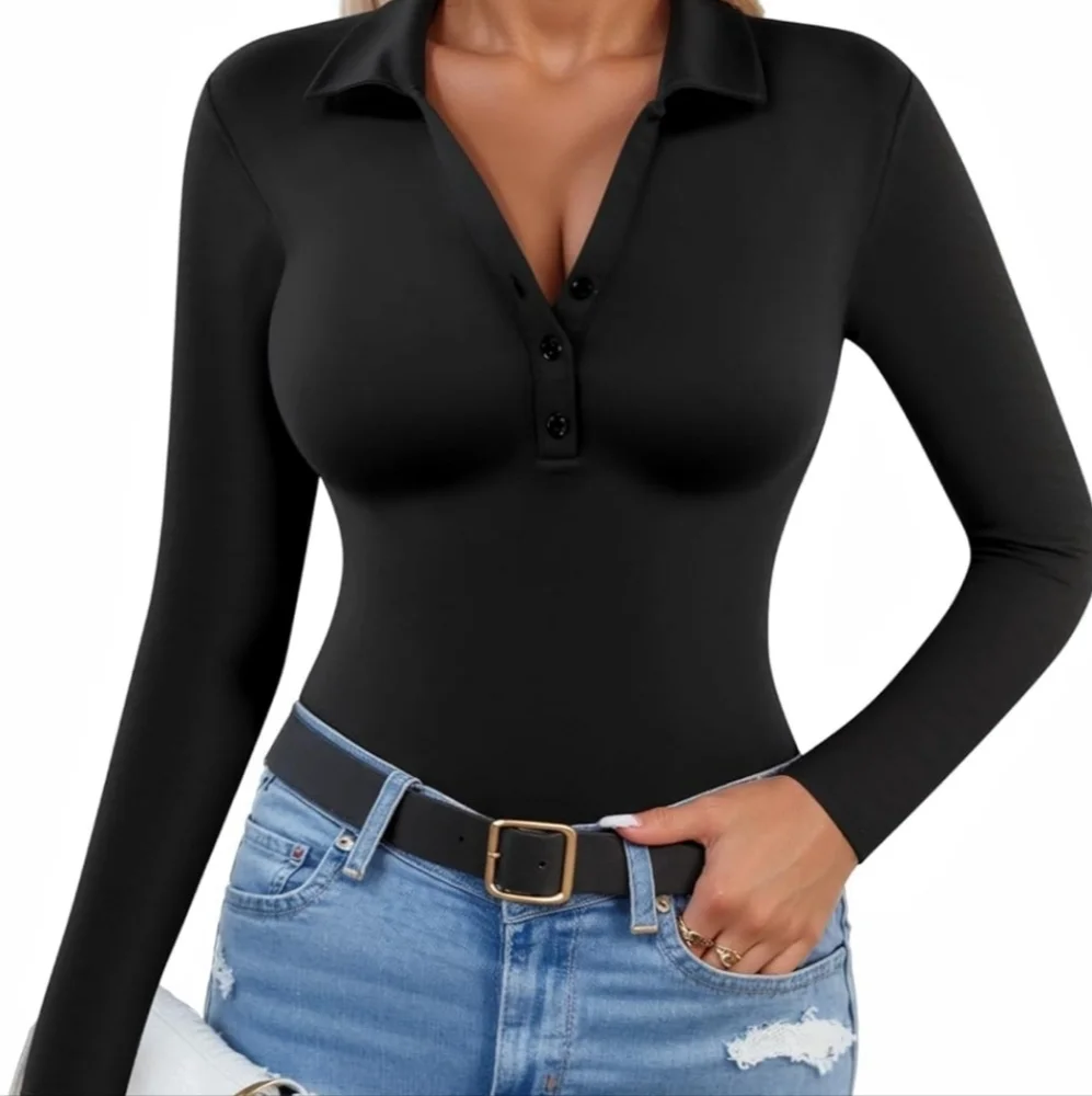Women's Stretchy Bodysuit - Picture 1 of 4